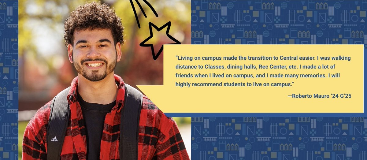 CCSU's tweet photo. Choosing to live on campus at Central ensures you make the most of your college experience, balancing academic achievement with a fulfilling social life!💙🔱

https://t.co/AnPmKzBiAp

#CCSU #WeAreCentral #CentralCT175 #reslife #livingoncampus https://t.co/5CaN4QZzWs