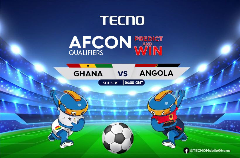 TecnoMobileGH's tweet photo. Predict and WIN⚽️🎉
Be among 10 lucky winners in the #GHAvsANG AFCON 2025 qualifiers to stand the chance of winning amazing gifts.

Follow these guidelines
1. Follow @TECNOMobileGhana
2. Like, share, and Predict the score line with Hashtag #TECNOPredictandWin https://t.co/MAW2K4Khw8