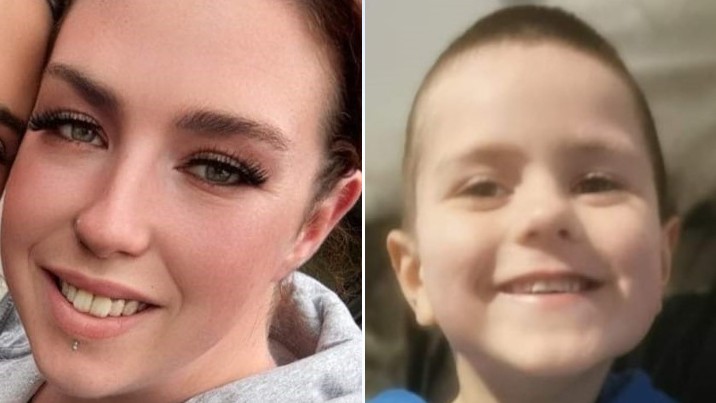 rtenews's tweet photo. Gardaí are seeking the public’s help in tracing 24-year-old Dayla Durnin and her 8-year-old son Kyran who were reported missing from their home in Drogheda, Co Louth, last Friday. They were last seen a week ago.

Anyone with any information on Dayla and Kyran’s whereabouts is asked to contact Drogheda Garda Station on 041 987 4200, the Garda Confidential Line on 1800 666 111, or any garda station.