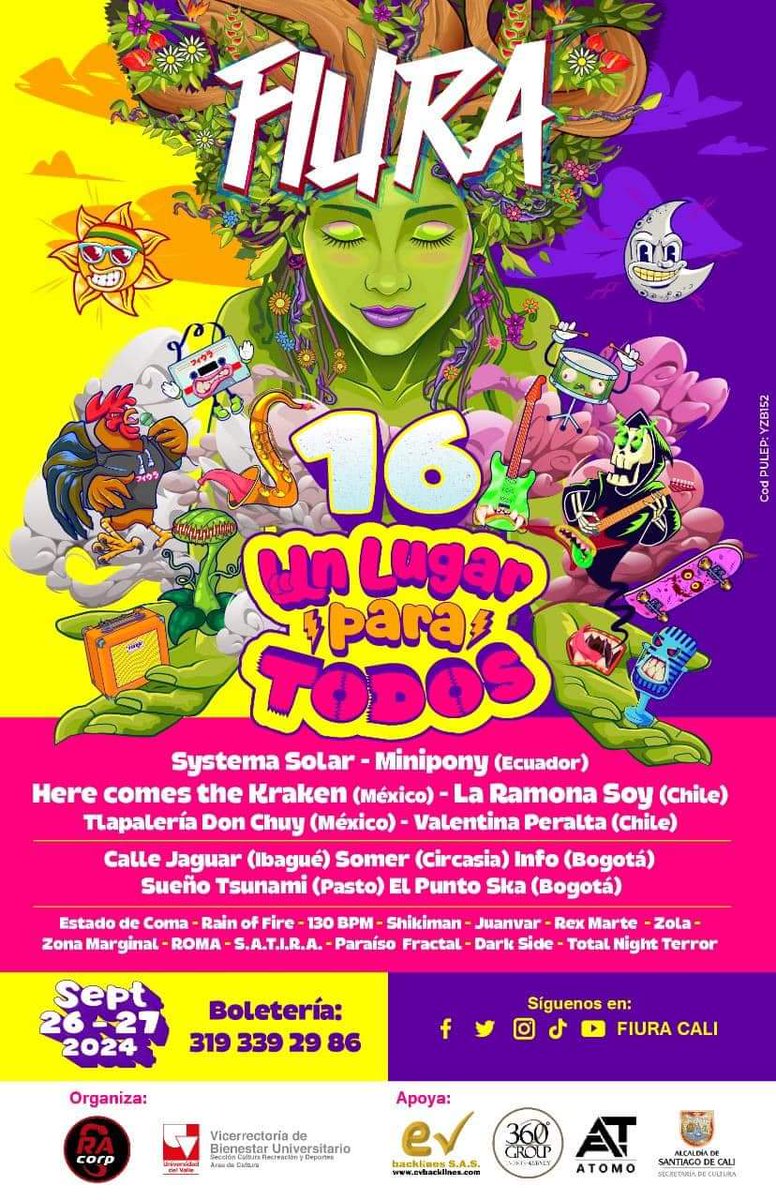 NOS VEMOS POR PRIMERA VES EN CALI 🇨🇴
Parceros ya los extrañabamos 🫶🏼 Unirock FIURA