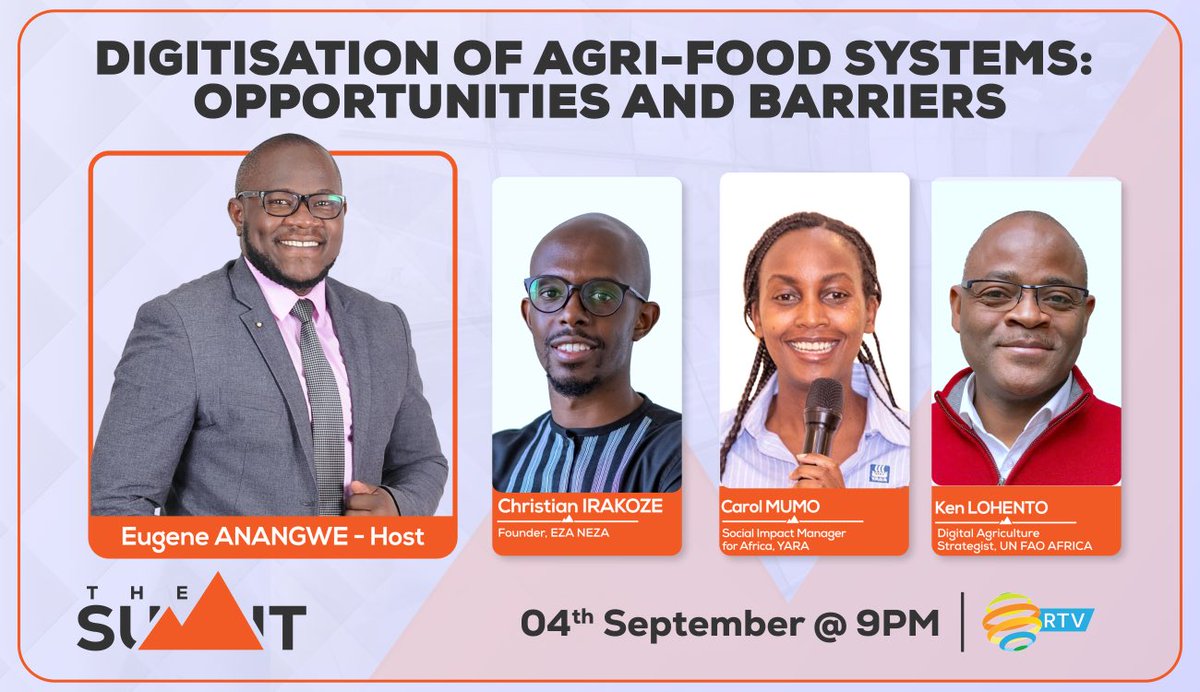 Are you part of the agri-food systems and value chains? What will be needed to revolutionize the sector using technology and innovation? What are the opportunities you see and what are the challenges that need to be fixed to achieve this goal of a food secure Africa driven by