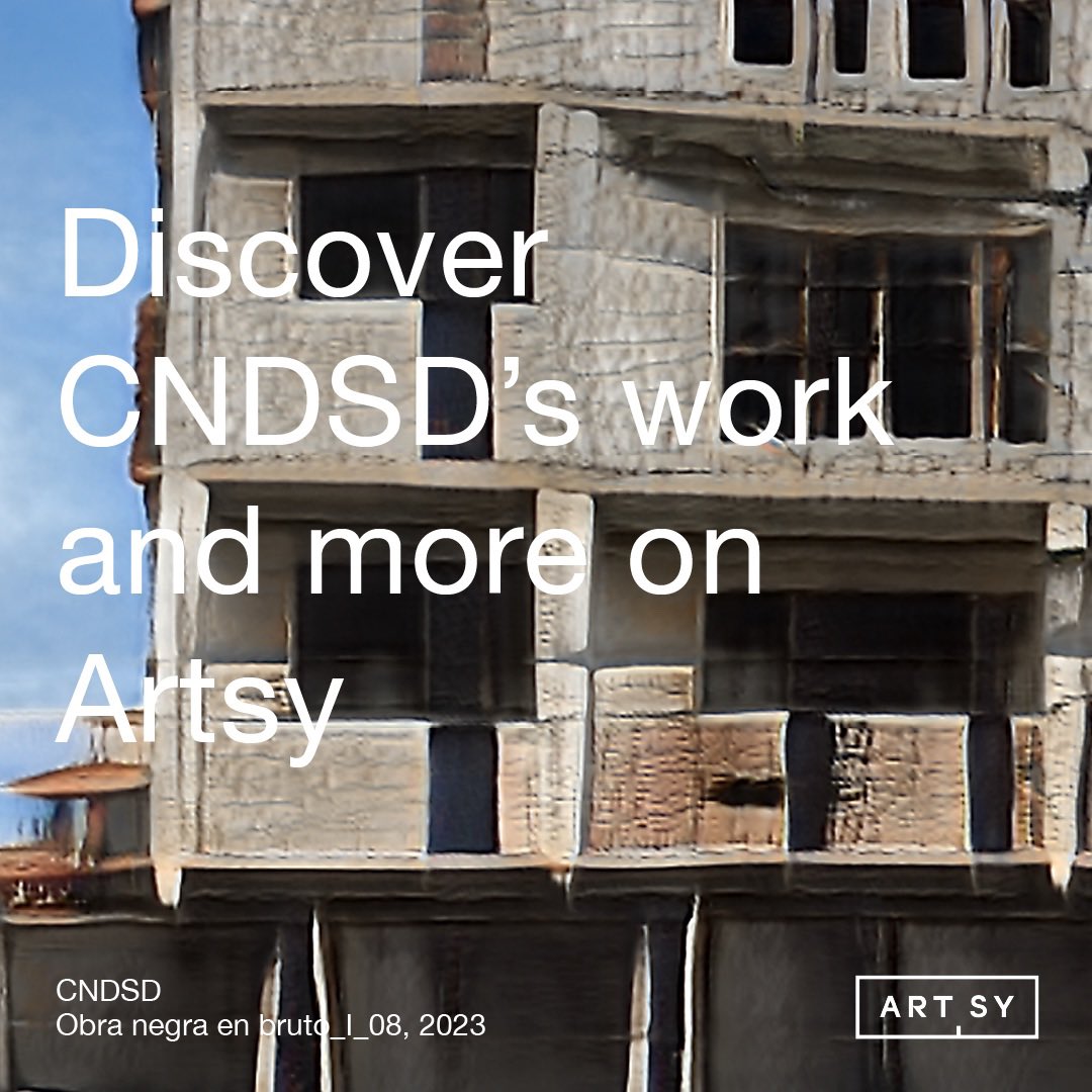 CNDSD | <a href="/CNDSD_/">CNDSD</a> 

Reimagining architectural spaces through art. Follow her on the <a href="/artsy/">Artsy</a> App &amp; Website.

artsy.net/partner/avant-…

Photo No.1 by @SoyPaolaRosales 

#ArtistSpotlight Sep ‘24