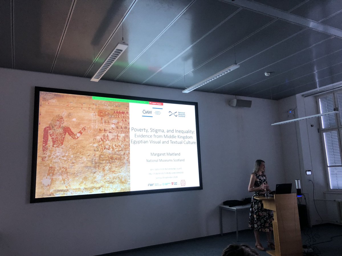 Dr Uroš Matić (@uroshmatic) on Twitter photo Great opening keynote of <a href="/eloquentpeasant/">Dr Margaret Maitland</a> at the conference on poverty in ancient Egypt and ancient Near East at <a href="/oeaw/">Austrian Academy of Sciences</a> I am especially glad that Egyptologists in Vienna had the opportunity to see how inequality is studied informed by social theory, a great lack in Austria. Great opening keynote of <a href="/eloquentpeasant/">Dr Margaret Maitland</a> at the conference on poverty in ancient Egypt and ancient Near East at <a href="/oeaw/">Austrian Academy of Sciences</a> I am especially glad that Egyptologists in Vienna had the opportunity to see how inequality is studied informed by social theory, a great lack in Austria.