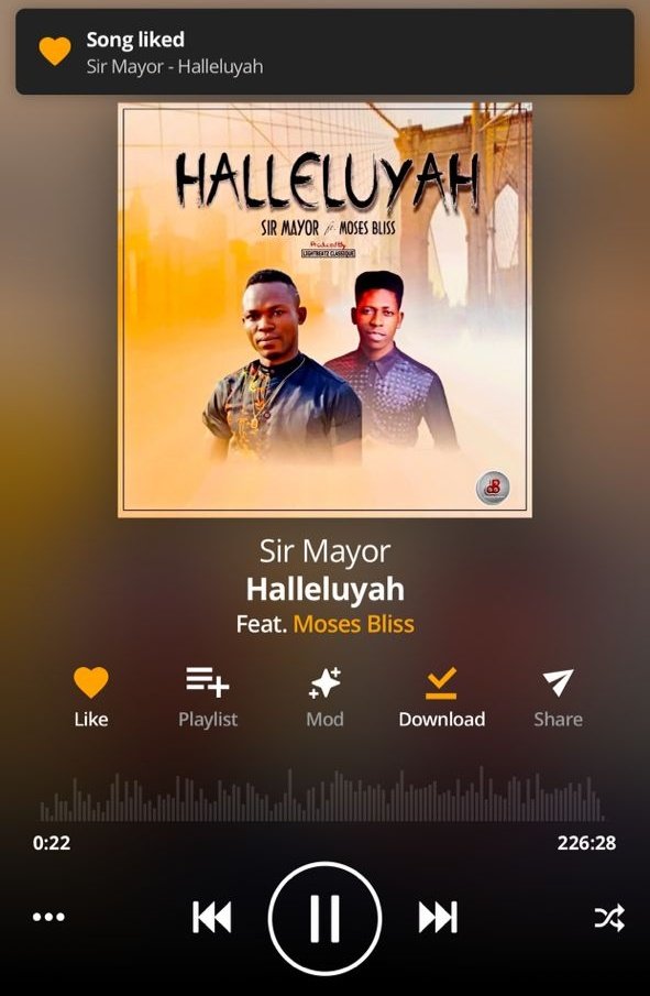 Hon_Mayowa's tweet photo. Is this not the Moses Bliss we all know? I just listened to this one oh
Streaming link: 👇🏻
https://t.co/j1TWN0L15f…
#Sirmayormusic #dbpartist https://t.co/XrxkuUqpus