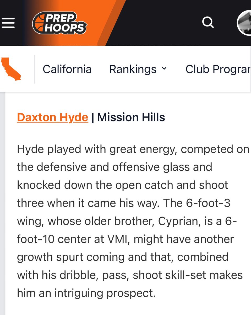 Daxton Hyde (@daxton_hyde) on Twitter photo 🏀 Appreciate the write-up <a href="/Devin_Ugland/">Devin Ugland</a>/<a href="/PrepHoopsSoCal/">PrepHoopsSoCal</a> from the annual <a href="/3PCremeOfCounty/">Creme Of The County</a> 🏀 Appreciate the write-up <a href="/Devin_Ugland/">Devin Ugland</a>/<a href="/PrepHoopsSoCal/">PrepHoopsSoCal</a> from the annual <a href="/3PCremeOfCounty/">Creme Of The County</a>