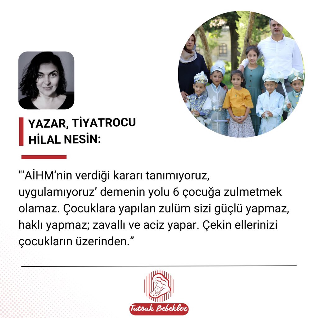 Çocuklara zulmedecek kadar kin ve nefret dolular. Ne hukuk ne insanlık ne de vicdan! Gelmedi bunlar gibi vahşisi!.. <a href="/adalet_bakanlik/">T.C. Adalet Bakanlığı</a> <a href="/hilalnesin/">Hilâl Nesin</a>

#NarinÇocukNerede Osimhen Sisi
Engin Polat

AltıKardeş AnneVeBabasız