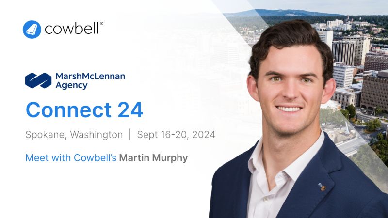 Cowbell (@cowbellcyber) on Twitter photo Martin Murphy will represent Cowbell at the <a href="/Marsh_MMA/">Marsh McLennan Agency</a> Connect 24 event! If you are attending, drop by our booth or connect with Martin directly to learn more about how we provide small and medium-sized enterprises with cyber risk assessment, insurance, and management tools. Martin Murphy will represent Cowbell at the <a href="/Marsh_MMA/">Marsh McLennan Agency</a> Connect 24 event! If you are attending, drop by our booth or connect with Martin directly to learn more about how we provide small and medium-sized enterprises with cyber risk assessment, insurance, and management tools.