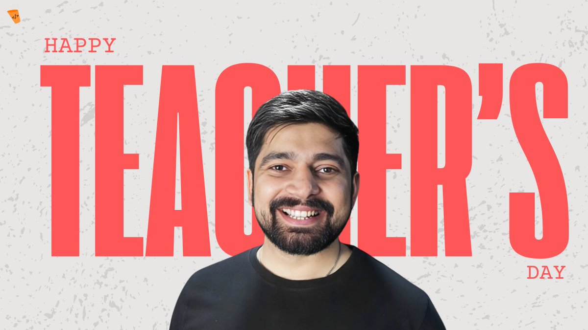 abusufyan_03's tweet image. Happy Teachers&apos; Day @Hiteshdotcom 🥳🎉💝
Thank you so much for guiding us through your YouTube videos. Looking forward to more videos! ✨🤩

#TeachersDay #wewritecode