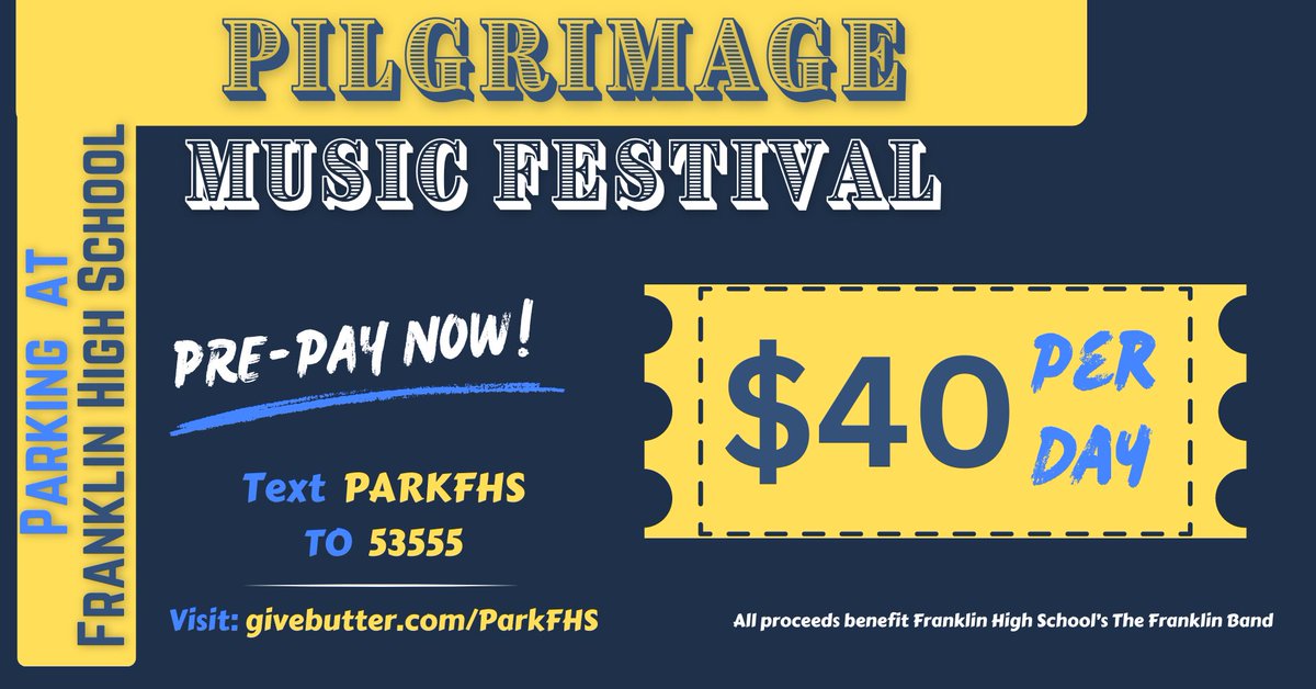 If you need parking we’ve got you covered!! #makethepilgrimage