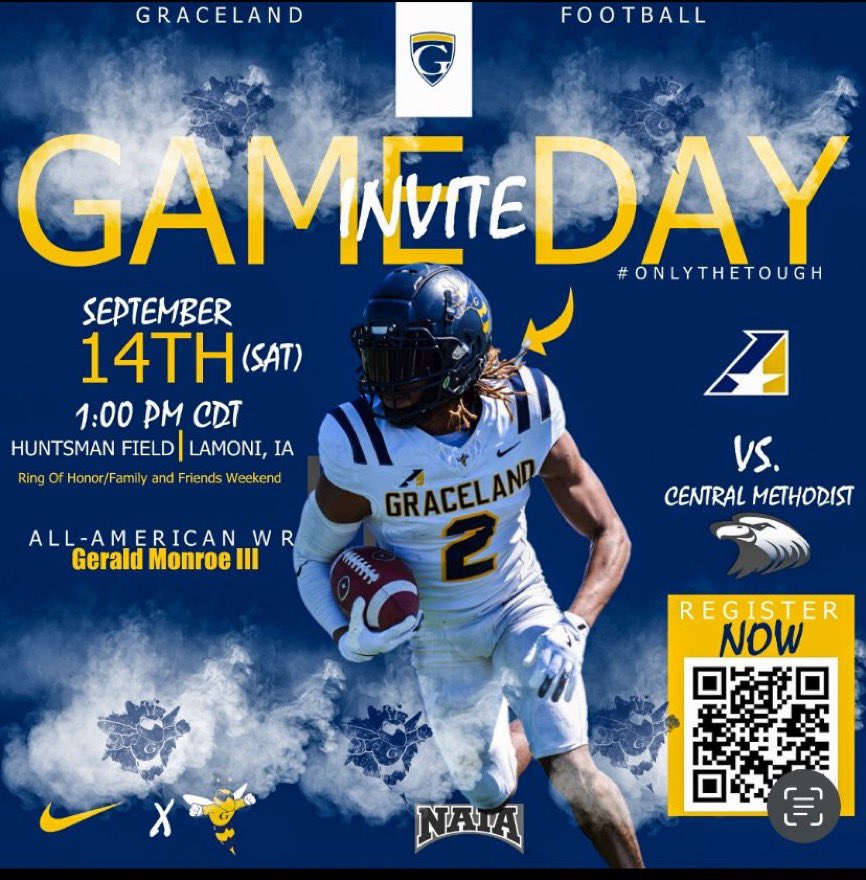 Thank you <a href="/loganboudreaux3/">Logan Boudreaux</a> for the game day invite! <a href="/GracelandFB/">Graceland Football</a> <a href="/crpfootball/">Prairie Hawk Football</a>