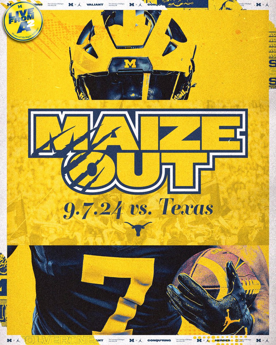UMichAthletics's tweet image. Almost time to MAIZE OUT the Big House! All eyes will be on Michigan Stadium on Saturday.

Still looking for tickets to the big game? Secure your seats now!

SeatGeek Tix » myumi.ch/ypZbd | #GoBlue