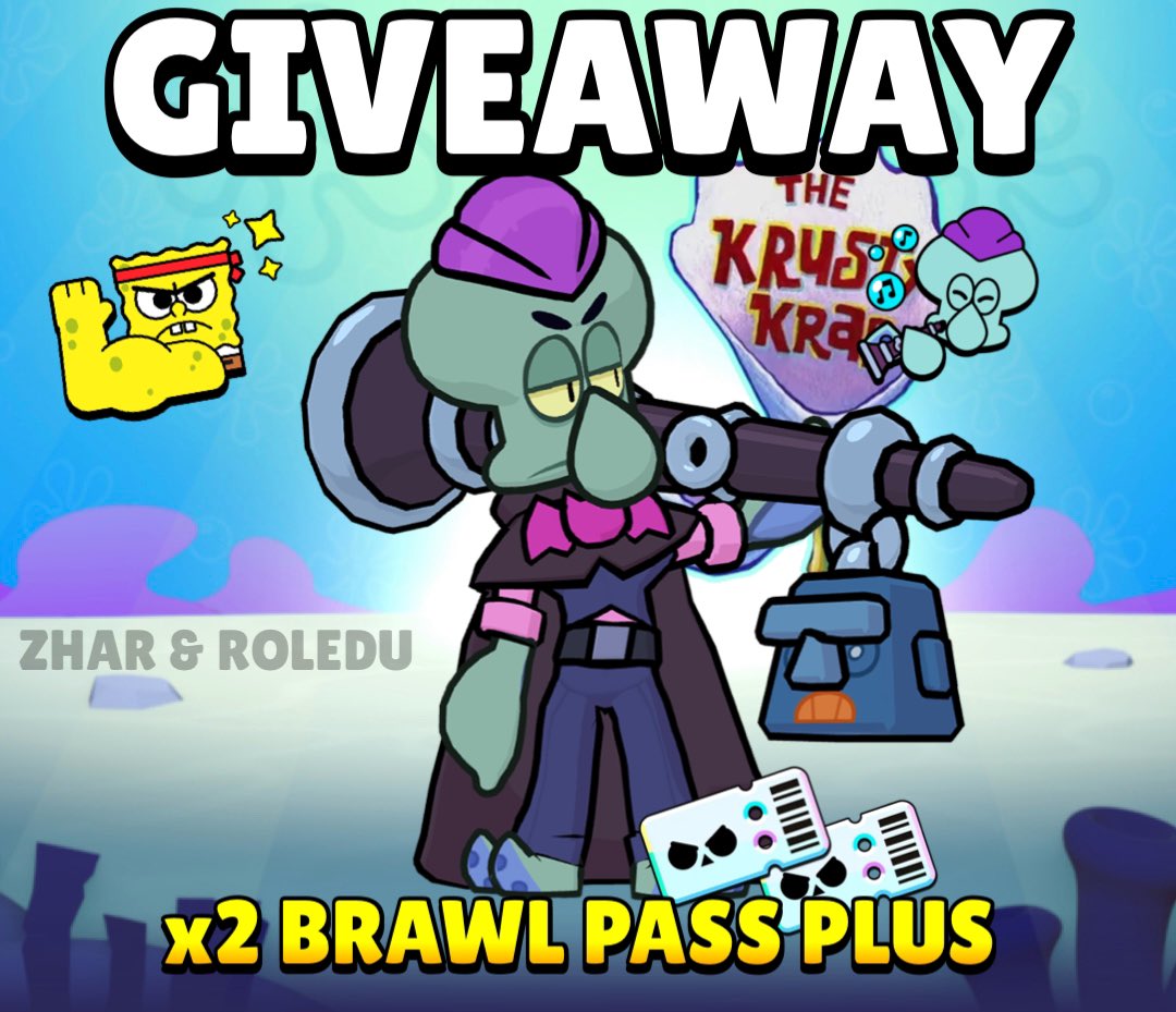 x2 Brawl Pass Plus Giveaway🐙

-Follow <a href="/zharsito/">TH Zhar</a> &amp; <a href="/roledu_Bs/">LLC roledu</a> 
-Like, RT🔁 &amp; Tag 2 Friends

Winners announced in 3 days! GL