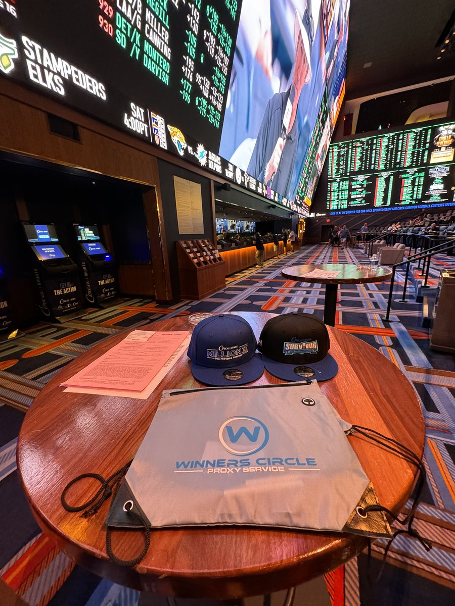 Our 5th year <a href="/CircaSports/">Circa Sports</a> <a href="/CircaLasVegas/">Circa Las Vegas</a> doing both millions/survivor contests. Shoutout <a href="/WCProxyService/">Winners Circle Proxy Service</a> handling all 5 years of proxy work 🫡  team name as always : Pit not the Palace