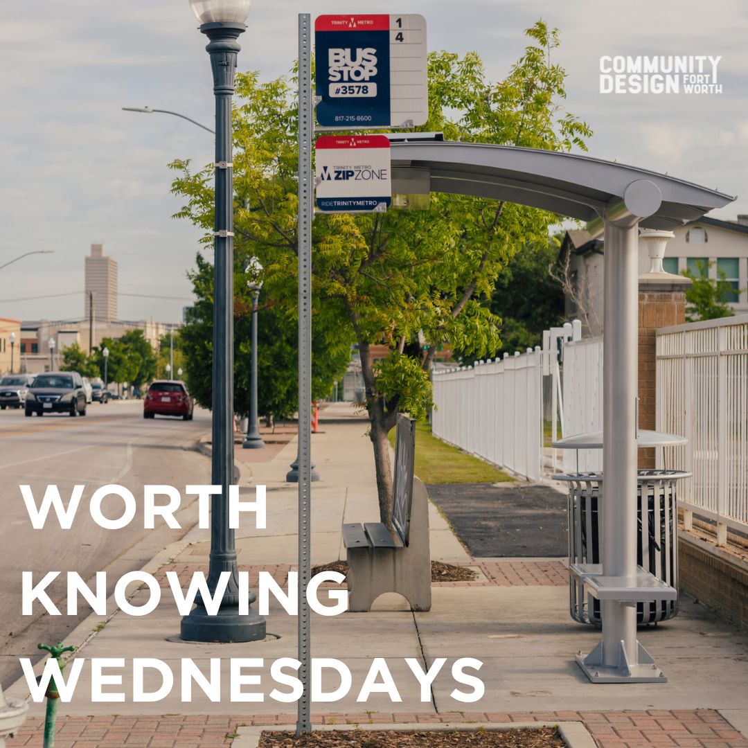 Trinity Metro's 5th Annual Bus Stop Cleanup Day is taking place on Saturday, September 21st!

You can be a part of the CDFW Transit Team by contacting our executive director at ann@designfortworth.com. Secure your spot by September 13th!

Photo credit: ridetrinitymetro.org