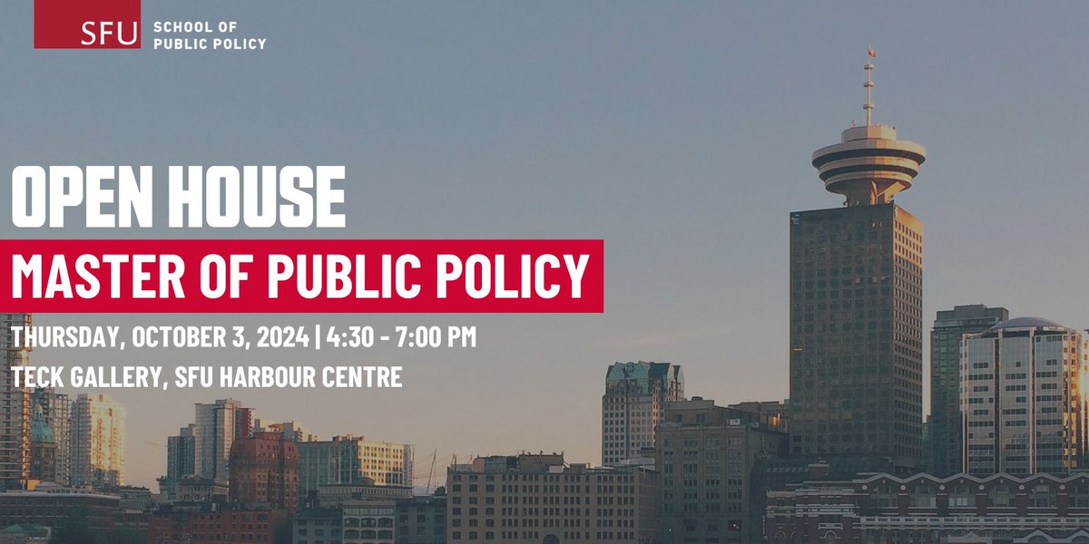 Curious about grad studies in public policy? 

Join our MPP Open House—a tabling event where you can connect with faculty, staff, &amp; students!

⭐️Learn about the program &amp; co-op opportunities
⭐️Discover how the MPP prepares you for impactful careers

RSVP eventbrite.ca/e/master-of-pu…