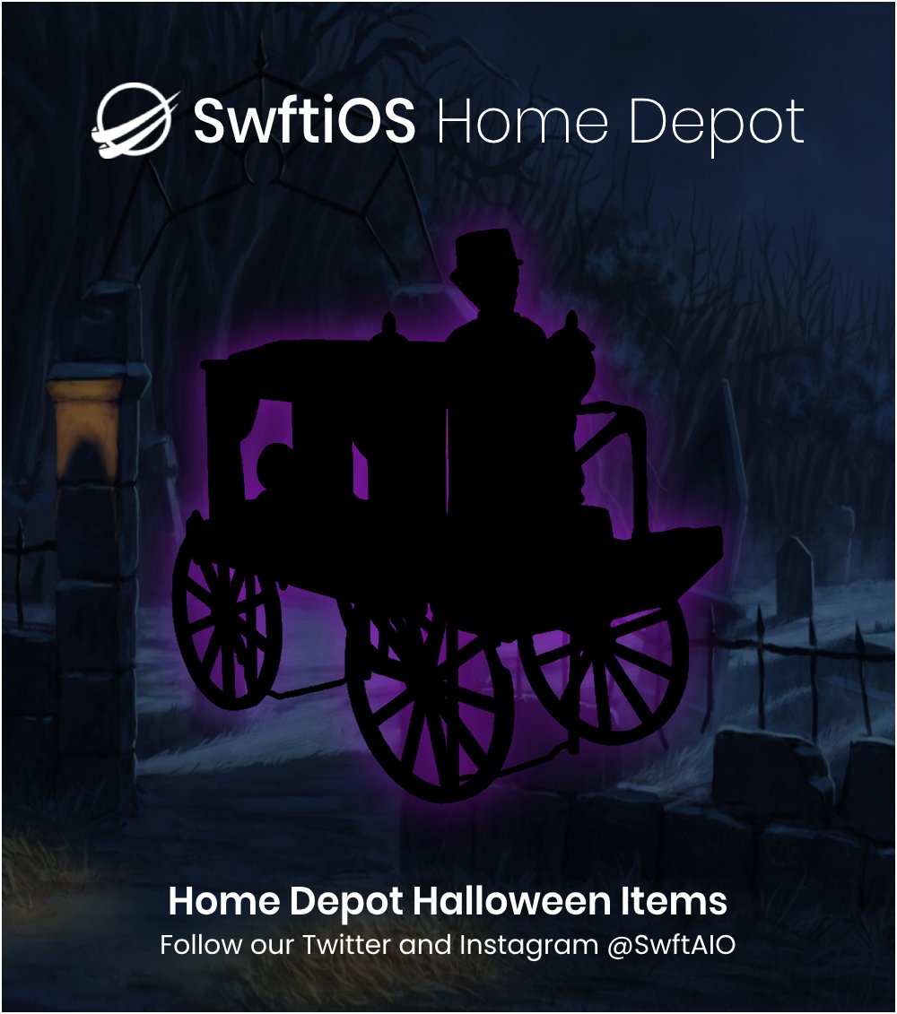 🎃 Get your haunted Home Depot Halloween items before they disappear! Use SwftiOS to secure the spookiest décor fast! 👻🛒

Follow us @SwftiAIO . We have a few 10-day trials available if you want to give our software a try! #SwftiOS #HomeDepotHalloween #Halloween2024 #Halloween