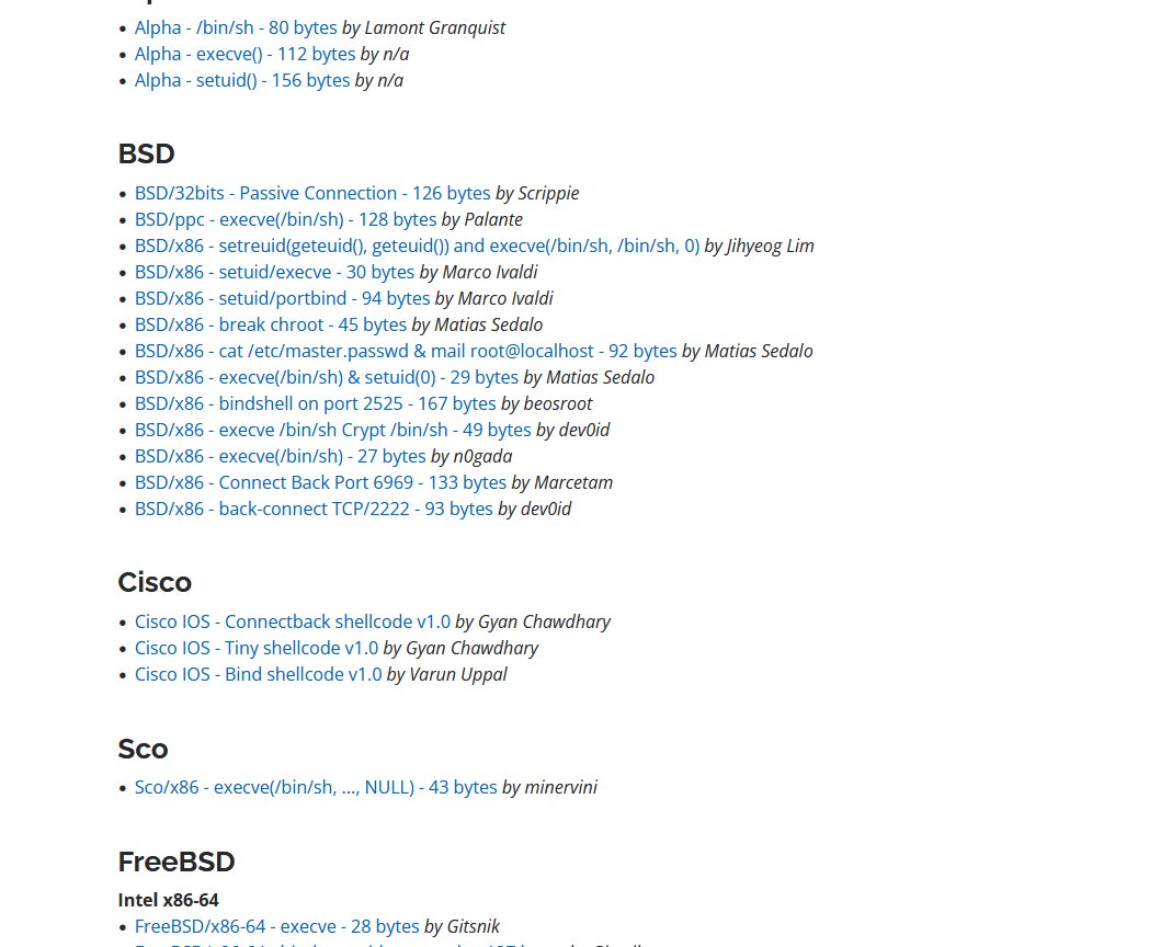 usetraceix's tweet image. Massive collection of shellcode for studying and learning: shell-storm.org/shellcode/inde…