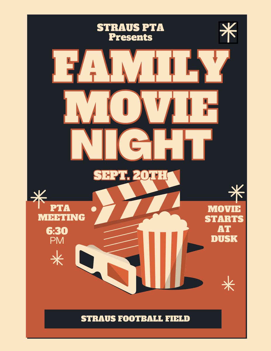 #SaveTheDate!

Bring your whole crew!! More details to come!

#PTA
#TheStrausWay