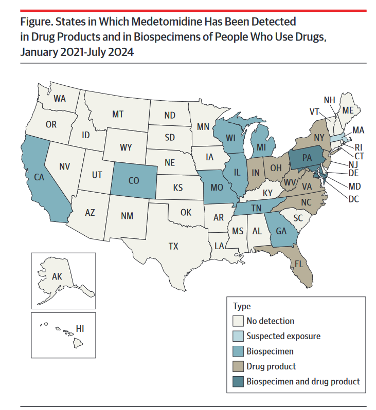 JAMA (@jama_current) on Twitter photo In this Viewpoint <a href="/JosephPalamar/">Joseph Palamar</a> and <a href="/alexkrotulski/">Alex J Krotulski, PhD</a> discuss the spread of medetomidine in the US illicit opioid market and the need for monitoring and a public health response. ja.ma/47b69AJ In this Viewpoint <a href="/JosephPalamar/">Joseph Palamar</a> and <a href="/alexkrotulski/">Alex J Krotulski, PhD</a> discuss the spread of medetomidine in the US illicit opioid market and the need for monitoring and a public health response. ja.ma/47b69AJ