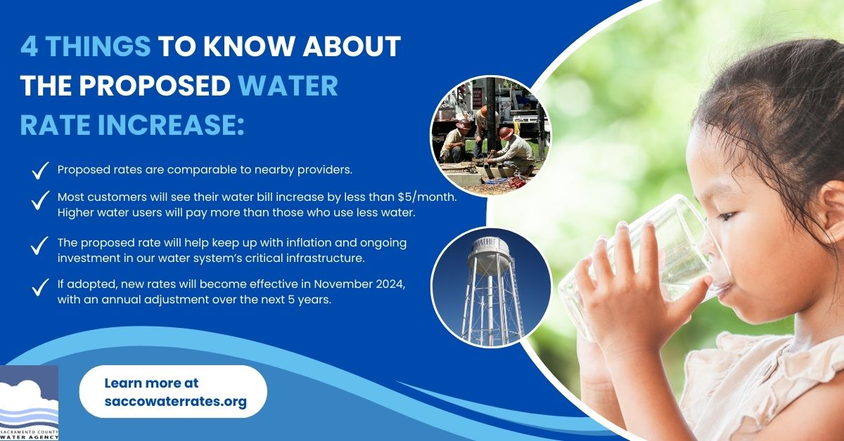Learn more about Sacramento County Water Agency updates at saccowaterrates.org  #saccountywater