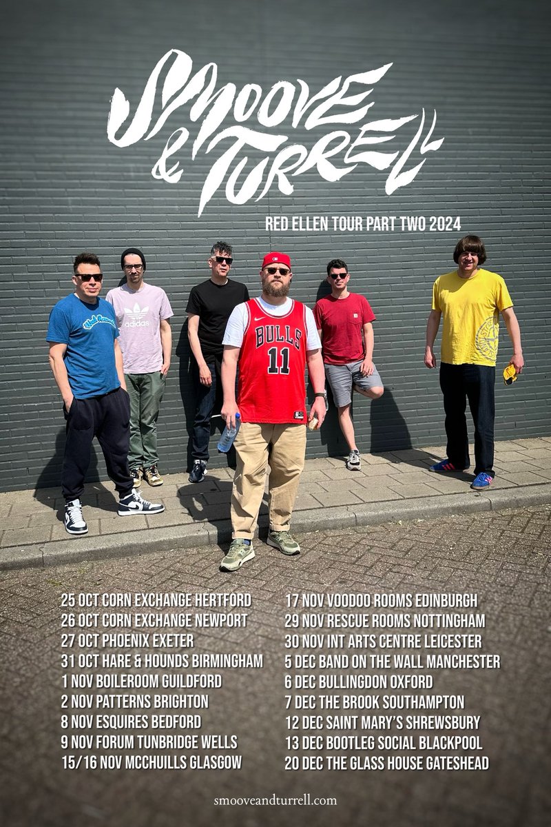 Round 2 - Red Ellen Tour smooveandturrell.com let’s go …