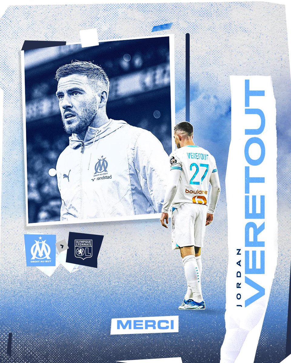 Merci 𝗝𝗼𝗿𝗱𝗮𝗻 𝗩𝗲𝗿𝗲𝘁𝗼𝘂𝘁 🤝

Le milieu de terrain 🇫🇷 quitte l’Olympique de Marseille et s’engage avec l’Olympique Lyonnais.