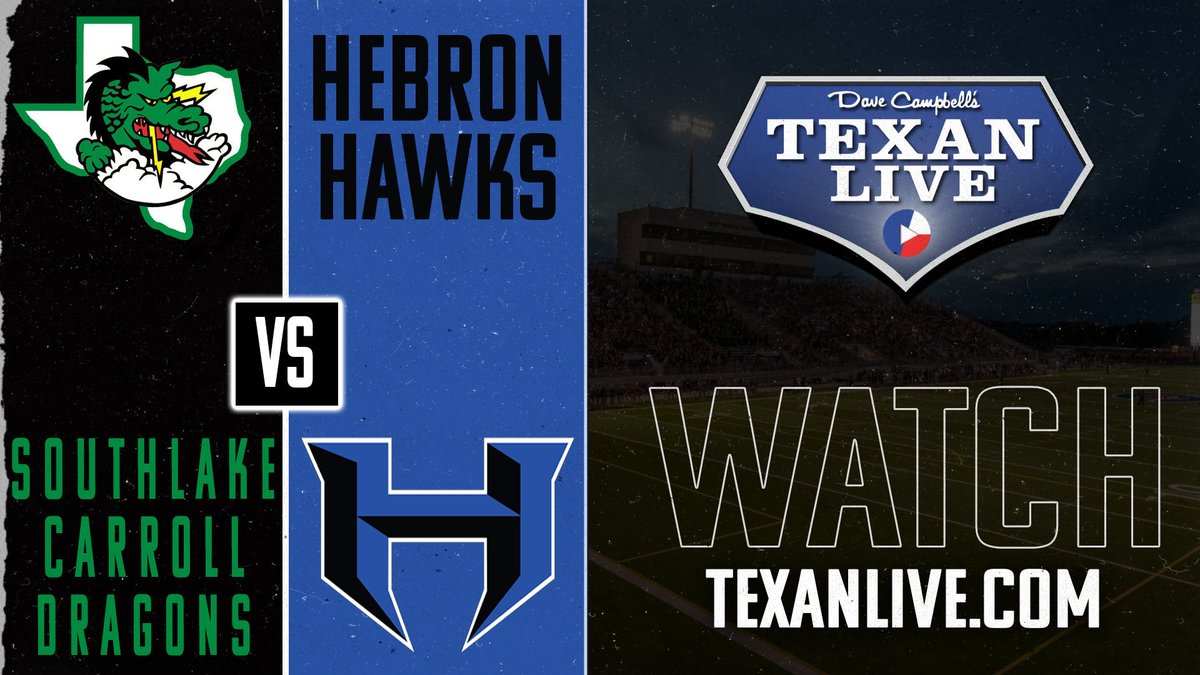 Texan_Live's tweet photo. 🏟️Live From Brian Brazil Stadium
🏈Southlake Carroll vs Hebron
📅Friday, September 6th
⏰7pm Kickoff
📺https://t.co/kzbFte3yzP

#txhsfb #dctf #texanlive https://t.co/hWEFIfK8VF