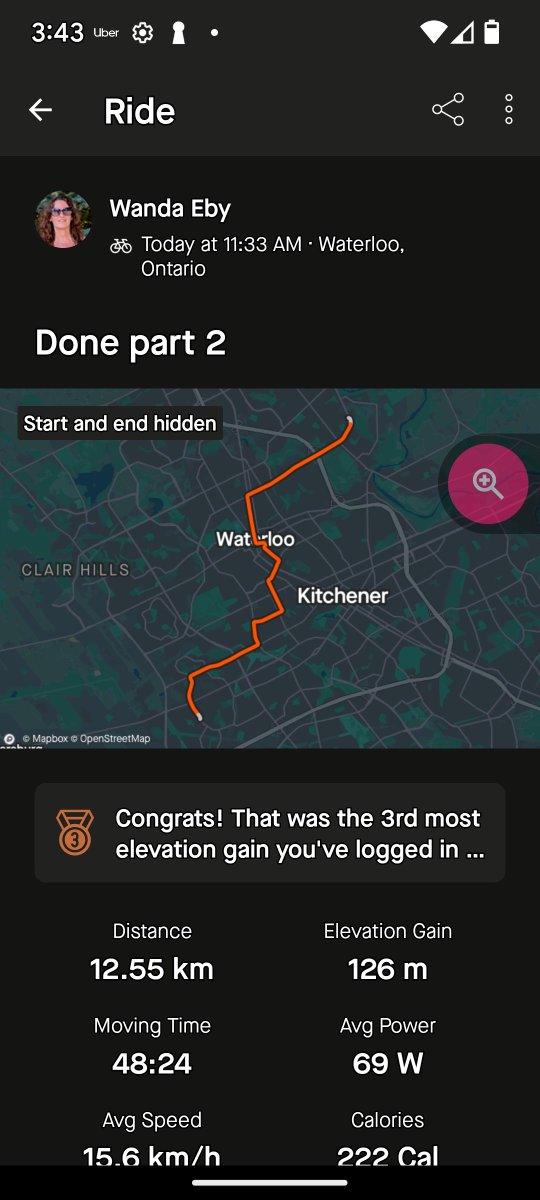 wandaeby's tweet image. Hey @huuep, here is POW on Day 4 of #MonkeyMisFit Challenge. 🚴‍♀️No strength training today.

@TheScotchFox are you participating? 💪