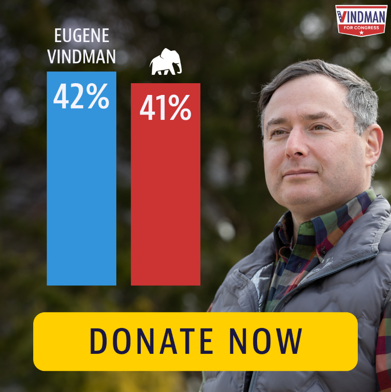 YVindman's tweet photo. POLL ALERT: A new poll shows that our race is in a statistical tie with my MAGA opponent. So we’re pulling out all the stops to take the lead and we could really use our help. Can you chip in now to make sure we have the resources to win this seat and flip the House?