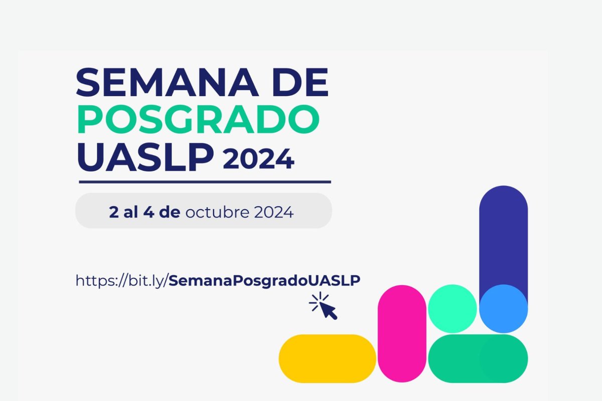 Del 2 al 4 de octubre se efectuará la Semana de Posgrado UASLP 2024 

🌐 Consulta la nota completa en: wp.uaslp.mx/noticias/acade…