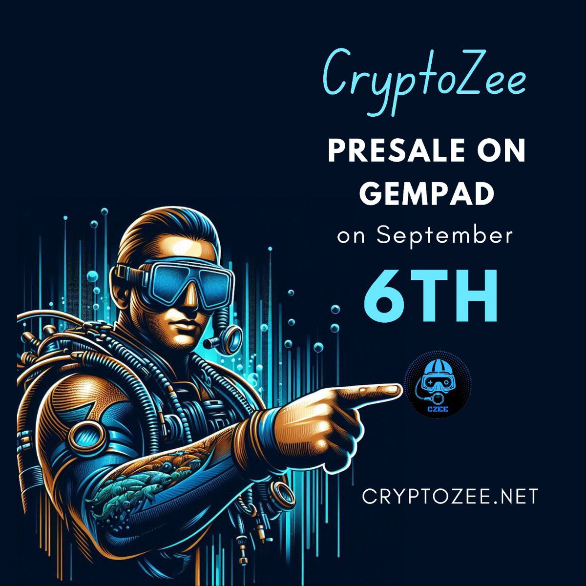 Touraj_CMT (@tooraj_cmt) on Twitter photo <a href="/CryptoZeeGamee/">CryptoZeeGame</a> <a href="/TheGemPad/">๐๐ฒ๐บ๐ฃ๐ฎ๐ฑ</a> On September 6th, join the excitement as #CryptoZee launches its presale on #GemPad, offering users a chance to participate in a revolutionary gaming project
$CZEE #CZEE
gempad.app/presale/0x7996โฆ
#ETH #Cryptocurency <a href="/CryptoZeeGamee/">CryptoZeeGame</a> <a href="/TheGemPad/">๐๐ฒ๐บ๐ฃ๐ฎ๐ฑ</a> On September 6th, join the excitement as #CryptoZee launches its presale on #GemPad, offering users a chance to participate in a revolutionary gaming project
$CZEE #CZEE
gempad.app/presale/0x7996โฆ
#ETH #Cryptocurency
