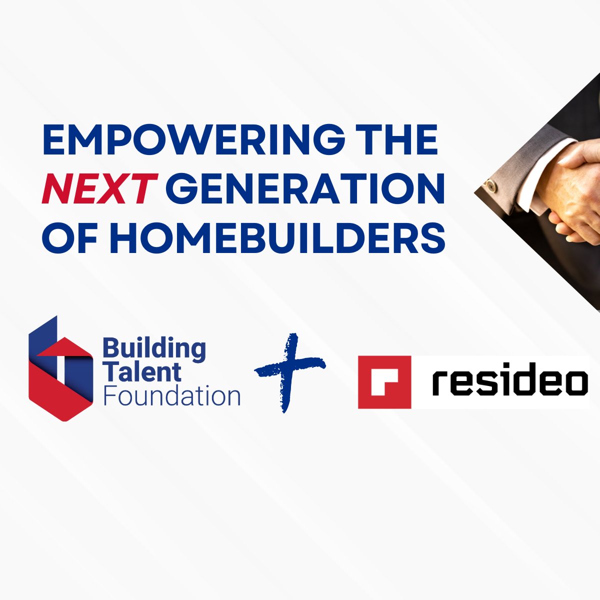 🔔Exciting News! Building Talent Foundation renews its ongoing partnership with <a href="/Resideo/">Resideo</a> Technologies into 2027 and welcomes Dana Huth, Chief Revenue Officer, Products and Solutions at Resideo, to its Board of Directors.

For the press release, visit  lnkd.in/dZKqtNB!