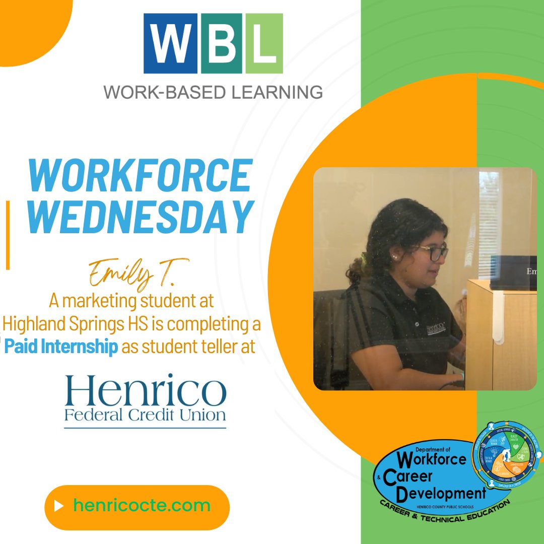 #HenricoCTE #LifeReady #CareerReady #WorkforceWednesday #Henrico #HenricoVA