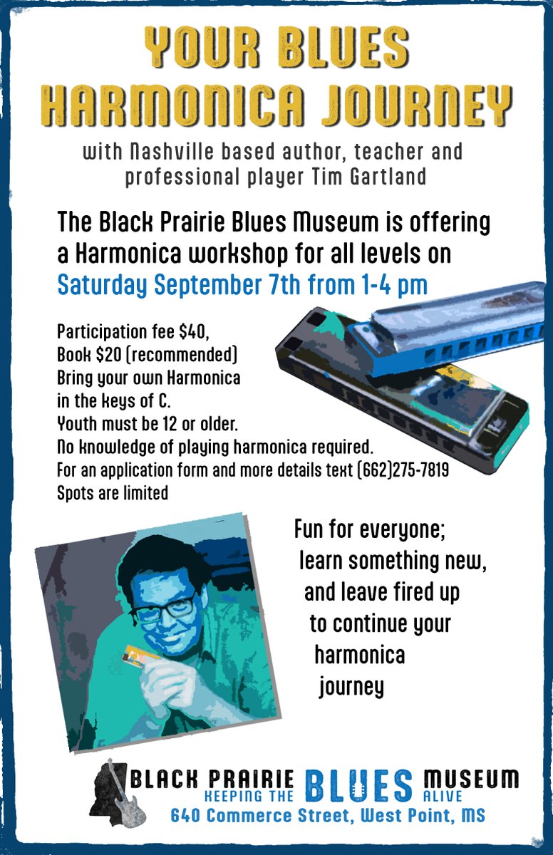 Blues harmonica workshop - deltabluesmuseum.org