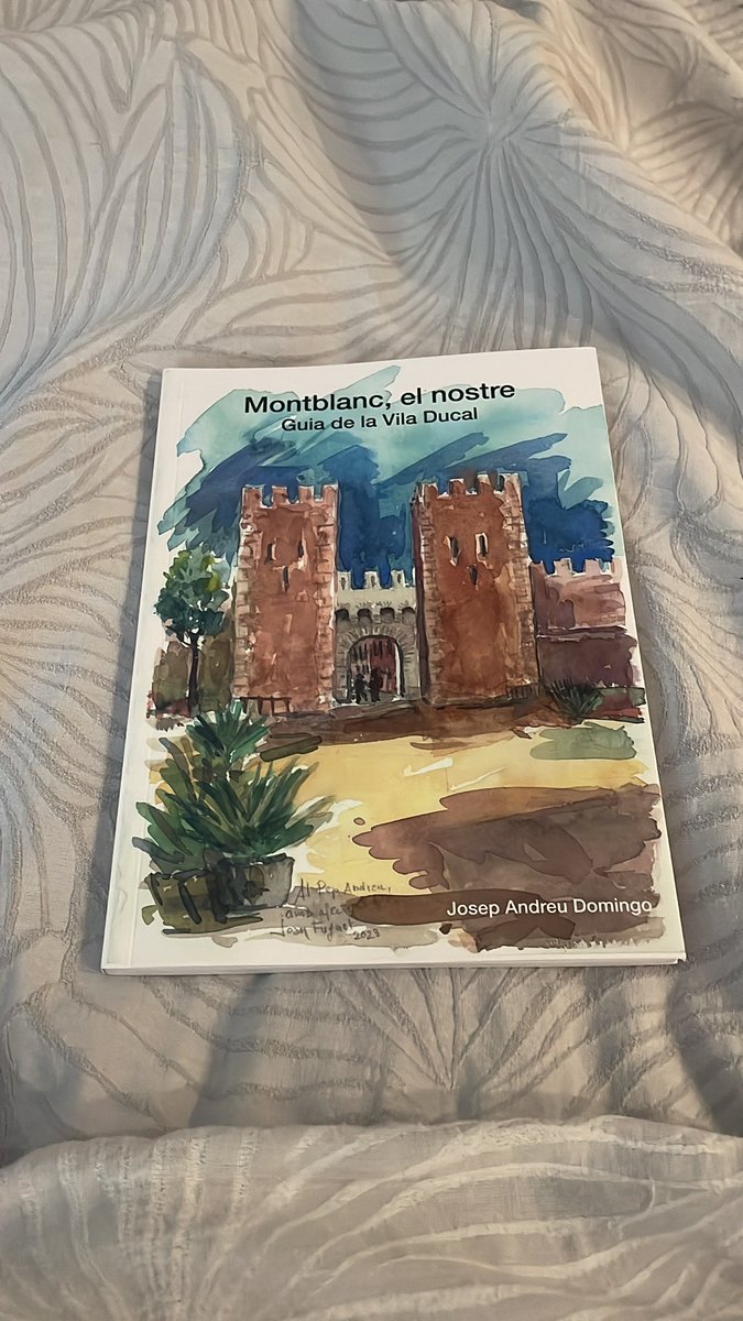 <a href="/jandreud/">Josep Andreu</a> ha maldat per recuperar el riquíssim patrimoni arquitectònic de #Montblanc. Ho ha fet com a arqueòleg, com a regidor i com a alcalde. Ara ens la presenta seguint la iconografia de les corones de la Serra, compartint-nos l’enamorament que té a Montblanc. 
Gràcies Pep!