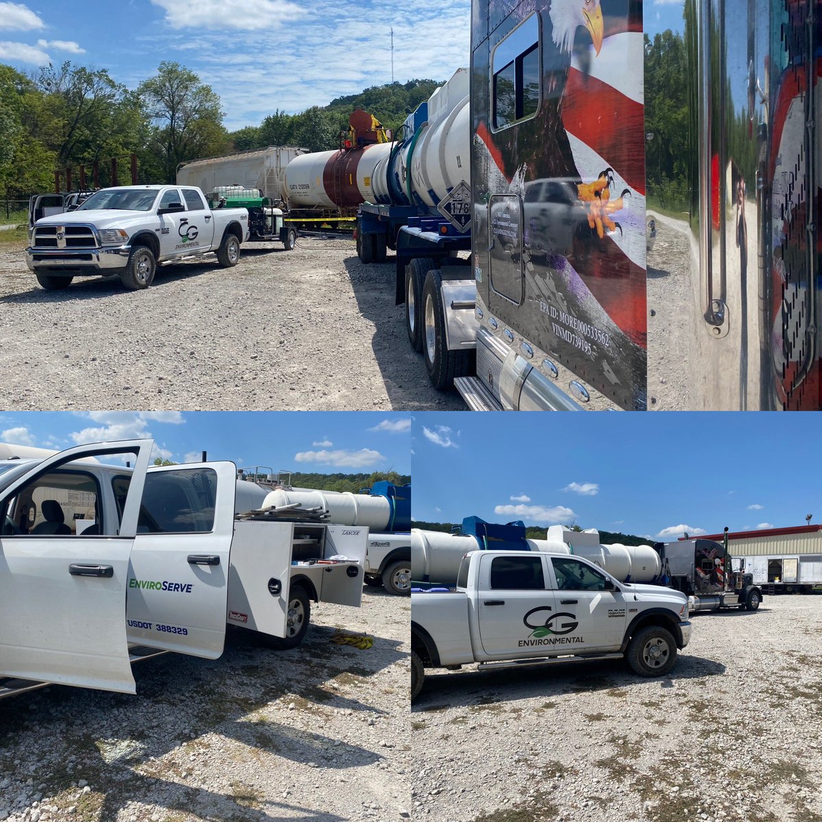 CGEnvironmental's tweet image. CG Rail has joined forces with Enviroserve Rail group. With this addition we are pleased to now expand our list of service offerings including C6 and M1003 work as well as high haz and pressure car projects! Call us today for your next Rail Project.  918-549-0259