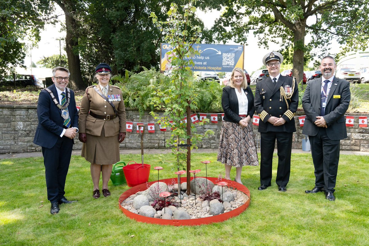 Last week, <a href="/CanadianForces/">Canadian Armed Forces</a> Capt(N) Peschke joined the 80th-anniversary celebration of the Canadian Wing at <a href="/qvh/">Queen Victoria Hospital NHS Foundation Trust</a> in East Grinstead, England.