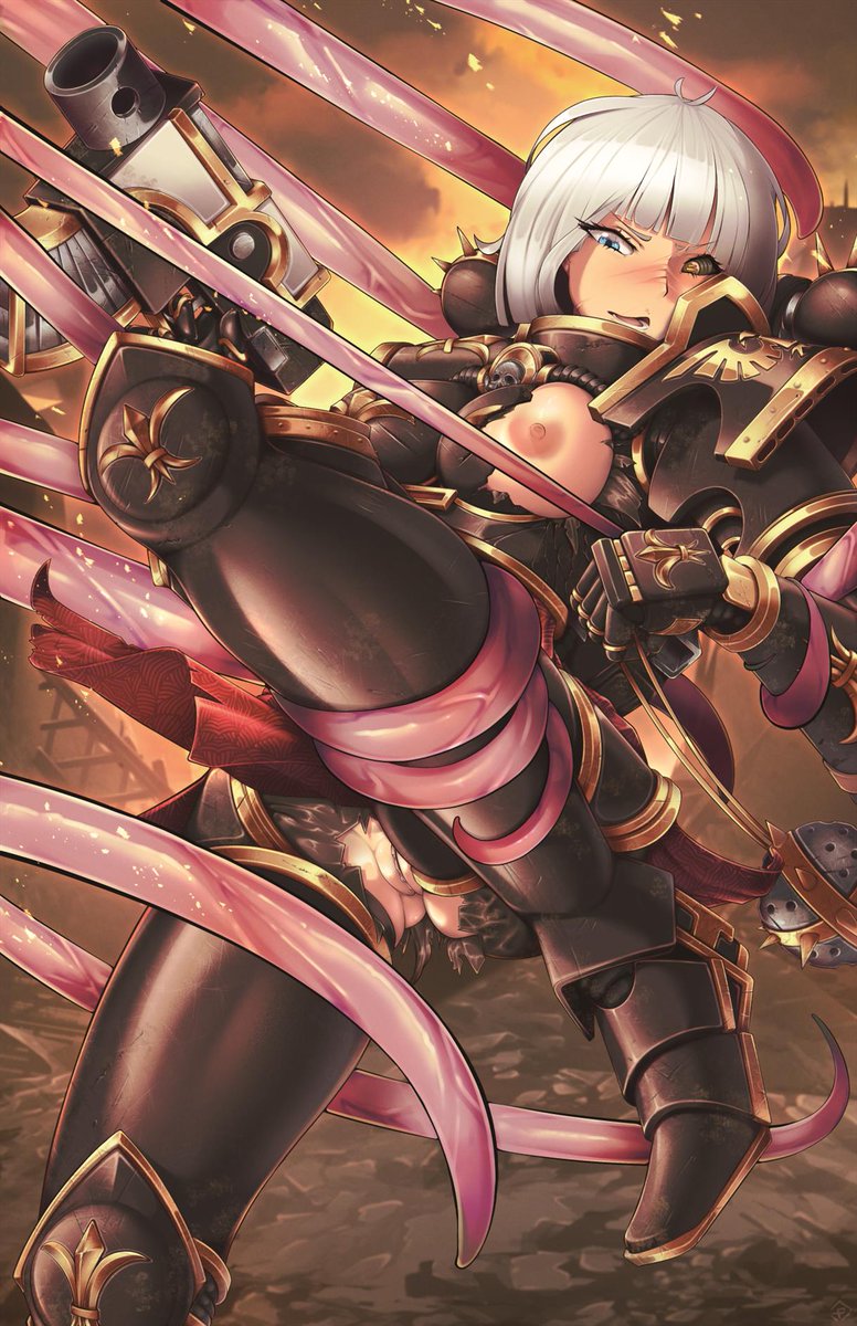 "Last Pict of an honorable SIster of Battle moments before we lost the feed." 

I also heard from a Twist I got to know in a bar yesterday that enough 🔁+❤️ might even convince the Inquisition to release some more Pict material.

Something about the IG regiment that got deployed