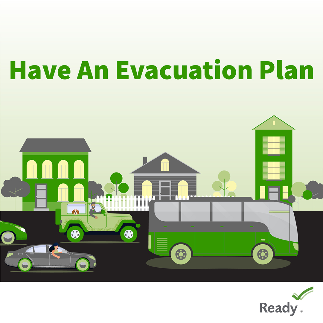 September is National Preparedness Month. Make sure you're ready if an emergency happens. Having an evacuation plan is a great step to take.

Learn more: ready.gov
