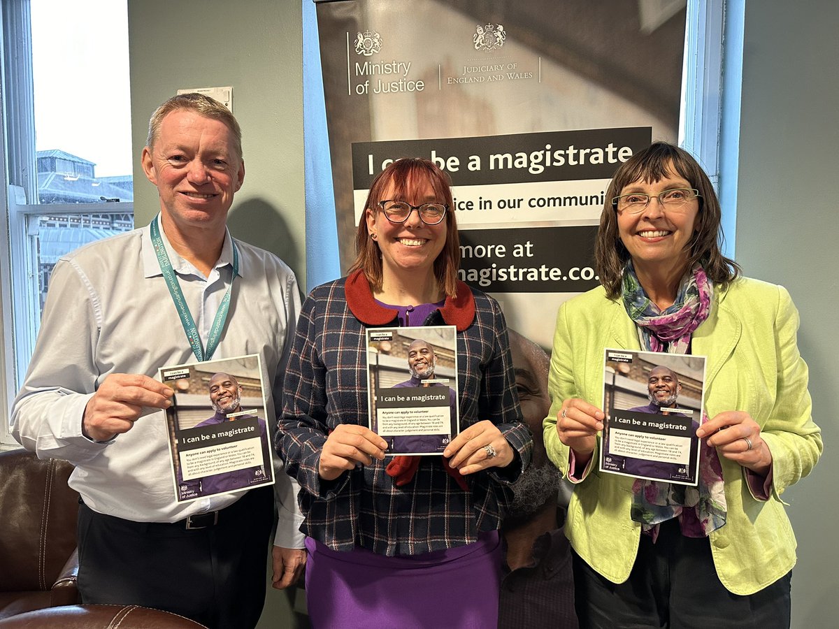 Grateful for the <a href="/DarlingtonBiz/">Darlington Business Club</a> invite to attend their monthly meeting to speak about becoming a magistrate. As Diversity &amp; Community Relations magistrate for our local bench area my role is to promote the magistracy to lesser represented groups. Contact me to learn more.