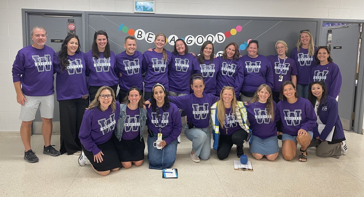 Welcome (back) to Wortley to all our families from our staff! We had a great first day and we are looking forward to a terrific year!