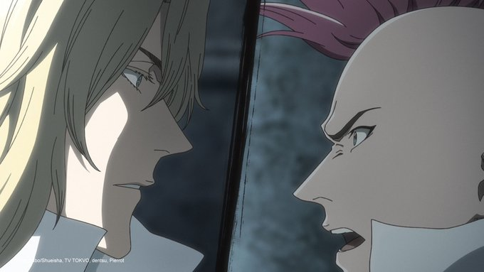 exodeuxh8es's tweet photo. Started Bleach cour2 and the way i'm obsessed with both Jugram and Bazz-B and their weird/sexual tension relationship??? #juazz
AND THE WAY BAZZ-B CALLS JUGRAM "JUGO"? 😭 https://t.co/r5hZ7W0XyK
