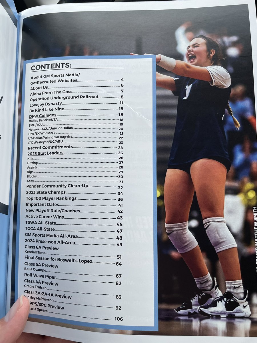 Brian Gosset (@gosset41) on Twitter photo THANK YOU FOR YOUR PATIENCE! We finally have our volleyball magazine in hand !! Big thank you to everyone that bought out pages - without you this project wouldn’t be possible. HELP SPREAD THE WORD! Reach out if you want to buy a copy!
#dfw #volleyball #txhsvb <a href="/GMsportsmedia1/">GM Sports Media</a> THANK YOU FOR YOUR PATIENCE! We finally have our volleyball magazine in hand !! Big thank you to everyone that bought out pages - without you this project wouldn’t be possible. HELP SPREAD THE WORD! Reach out if you want to buy a copy!
#dfw #volleyball #txhsvb <a href="/GMsportsmedia1/">GM Sports Media</a>