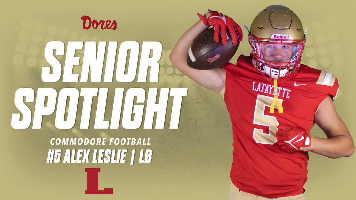 SENIOR SPOTLIGHT
This week, we honor linebacker Alex Leslie. #TheCounty