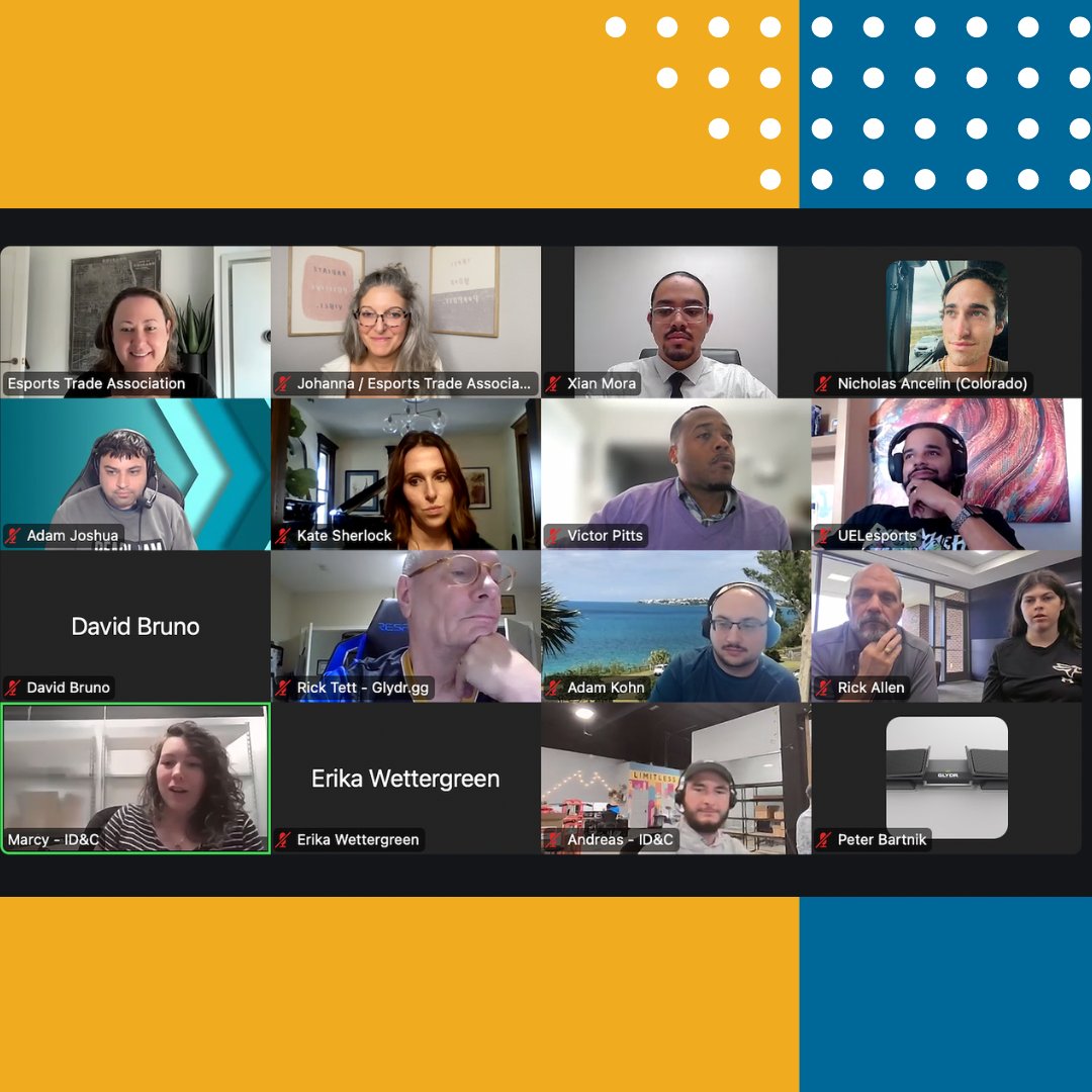 We enjoyed a cozy Coffee Connections with esports pros in our vibrant community today! 👾🎮

Missed it? Join us next time!🗣💡

Wednesday, October 2, 9:00 - 10:00AM CDT on Zoom: zoom.us/j/4236250098 | Meeting ID: 423 625 0098