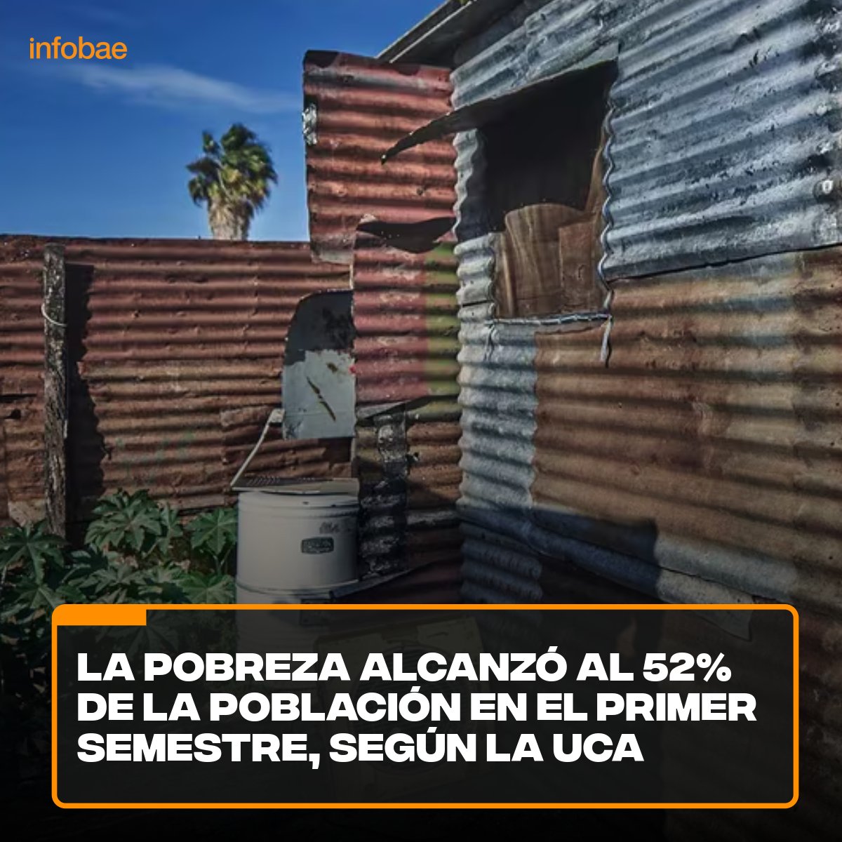 La pobreza alcanzó al 52% de la población en el primer semestre, según la UCA | Por Ludmila Di Grande
