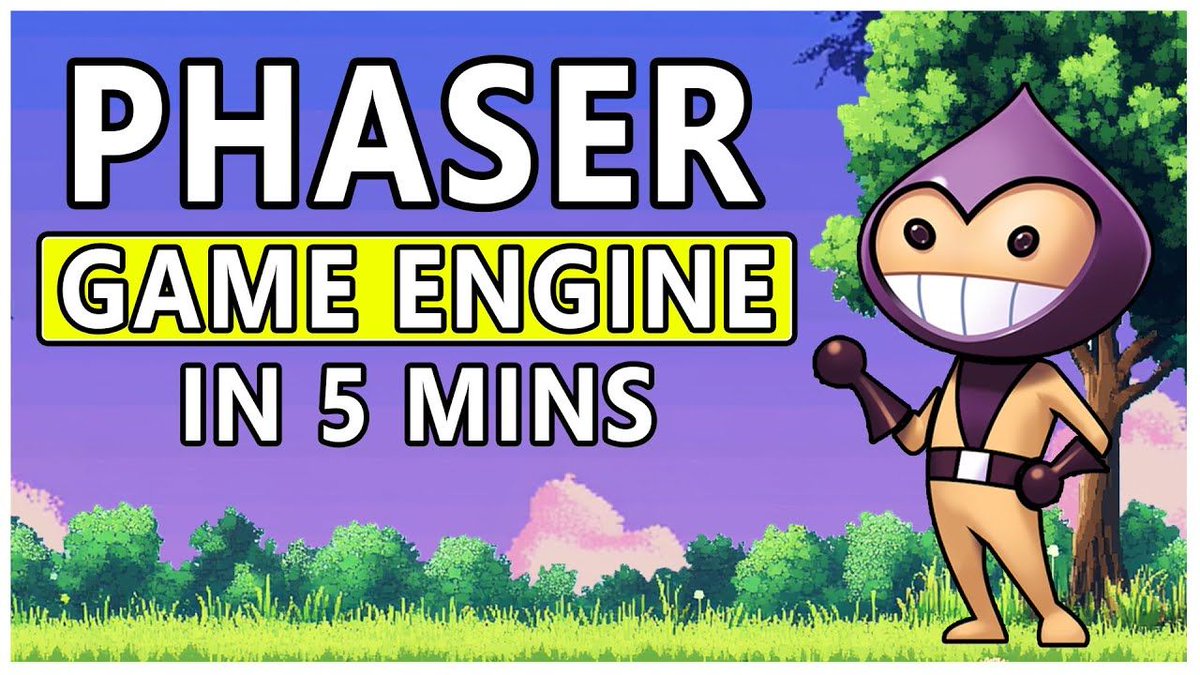 phaser_'s tweet image. Hello world!

Check out the first video for the Phaser YouTube channel! We tried our hardest to give an overview of all the things Phaser can do in a single video. Spoiler alert: it&apos;s a lot!

buff.ly/3ThK51H

#phaser3 #phaserjs #javascriptgameengine