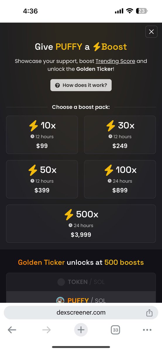 So <a href="/dexscreener/">DEX Screener</a> figured out how to rob us of more money 

What u guys need to figure out is how to get realtime data then maybe moonshot will go somewhere. 

$3999 for a 24hr change of color what a joke the only one laughing is #Dexscreener 

Getting richer on our dumb ass.