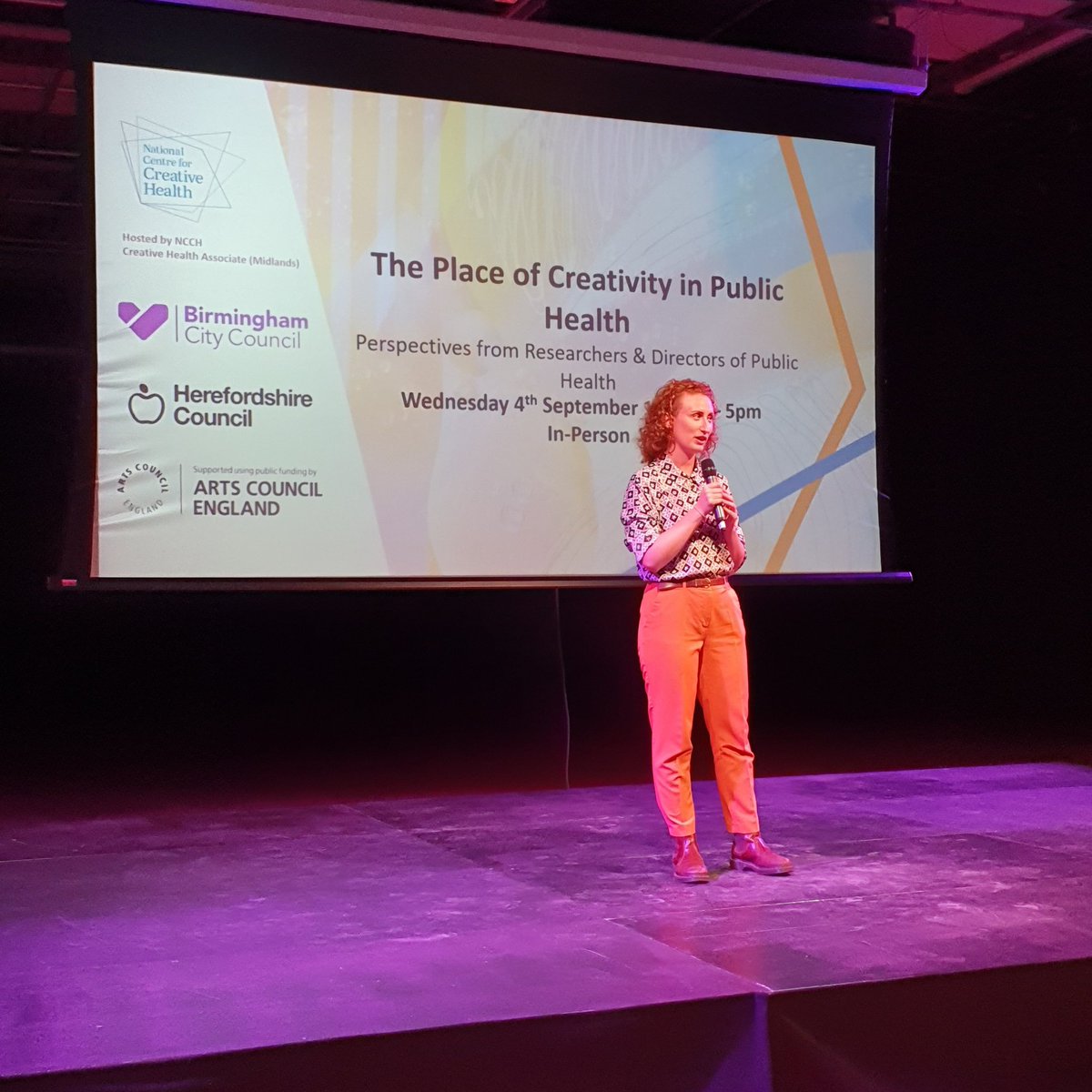 Visited #Leicester today to be a panelist for <a href="/TheNCCH/">The National Centre for Creative Health</a> event 'The Place of Creativity in Public Health: Perspectives from Researchers and Directors in Public Health.' Thanks <a href="/JaneHearst/">Jane Hearst (She/Her)</a>! Such cross-pollination and connection across #creativehealth and #publichealth!