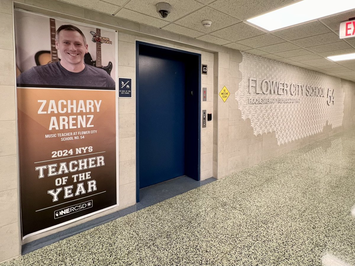 Bring on the kiddos! All ready to take on year 13 tomorrow! 🤘 🎶 🍎 💡 

This career’s been a ride and I’m looking forward to all that’s ahead!

#NYSTOY24 #ONErcsd #Back2School